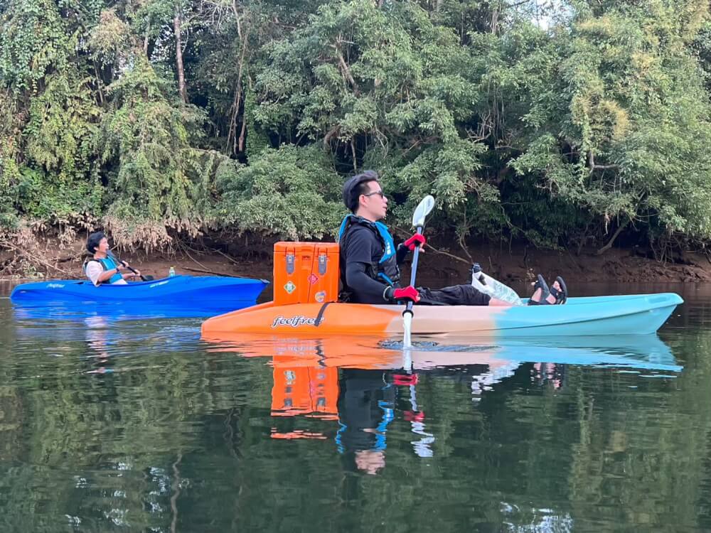 เรือคายัค 1 ที่นั่ง FEELFREE รุ่น EVEREST สี MINT/ORANGE